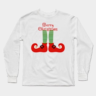 elf - merry christmas Long Sleeve T-Shirt